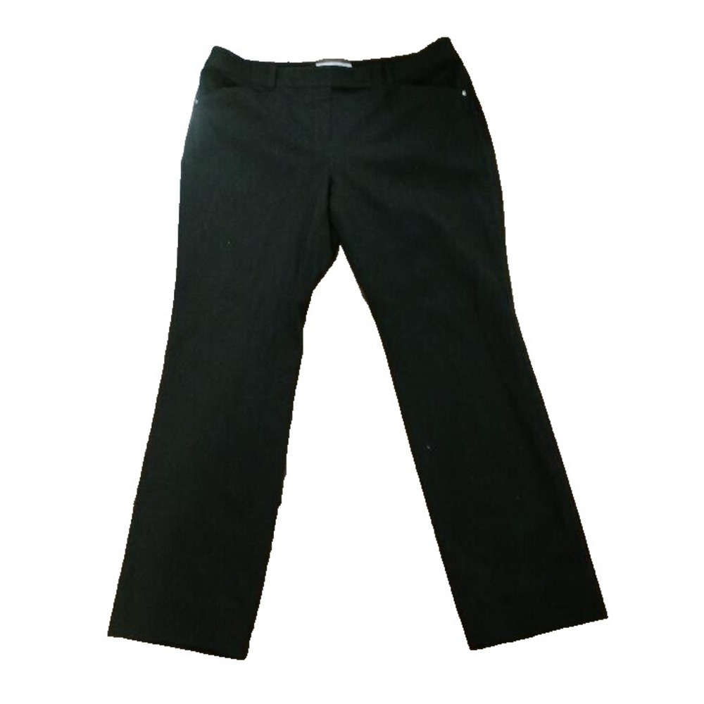 White House Black Market Pants Women's Size 8 Black dress Pants 8 Short zip/Hook
